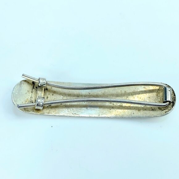 Vintage Sterling 925 Engraved Barrette \